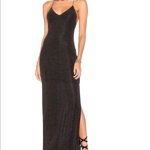 House of Harlow Black & Gold Gown S